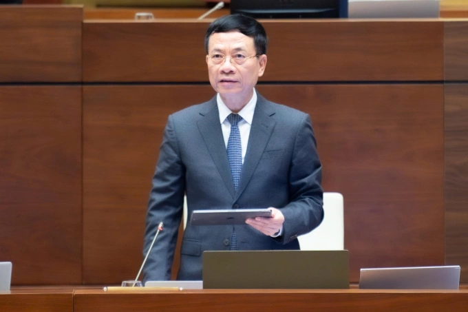 Bộ trưởng Khoa học và Công nghệ Nguyễn Mạnh Hùng. Ảnh: Hoàng Phong